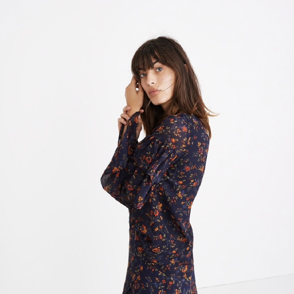 Madewell - Ruffle Sleeve Blouse - Picture 3 of 8